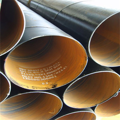 Api 5l Grade B Seamless Steel Pipe Ssaw Steel Pipe Astm A252  5.8m