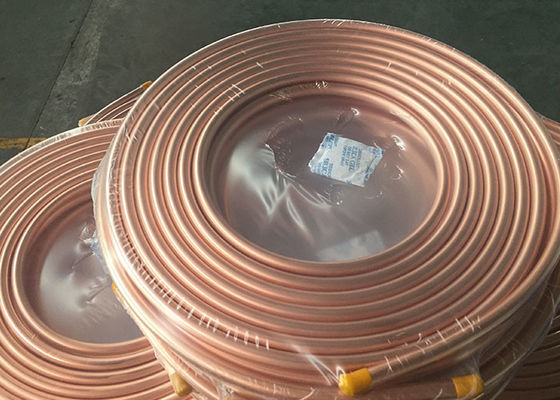 0.8mm Straight ASTM B280 Copper Tube 15FT For Refrigeration