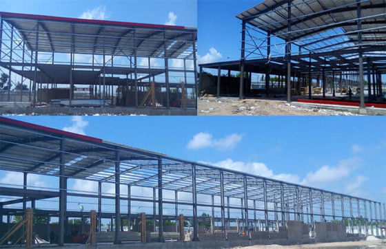 28mm Thickness Decoiling Steel Structure Building Length 1m