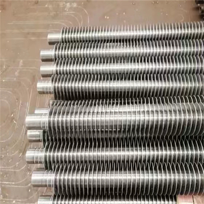 Stainless Steel Carbon Steel Spiral Finned Tube OD 12.7mm 15.88mm