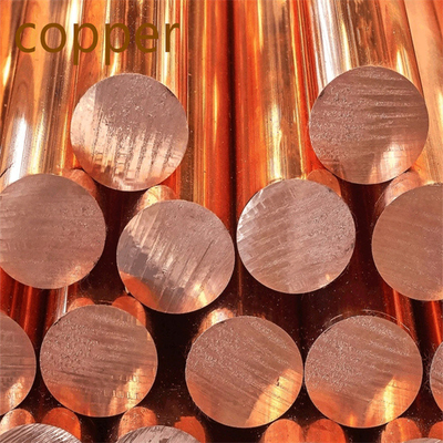 Astm 99.99% Purity C27400 Solid Copper Rod Corrosion Resistance Red