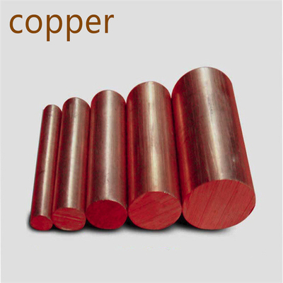 High Purity C11000 Copper Bar 12mm Dia Solid Copper Ground Rods