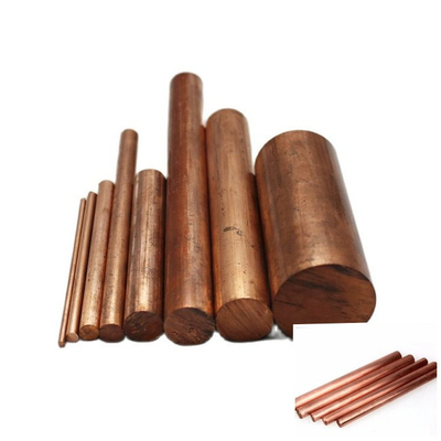 Small Diameter 8mm Pure Copper Round Bar Rod Astm