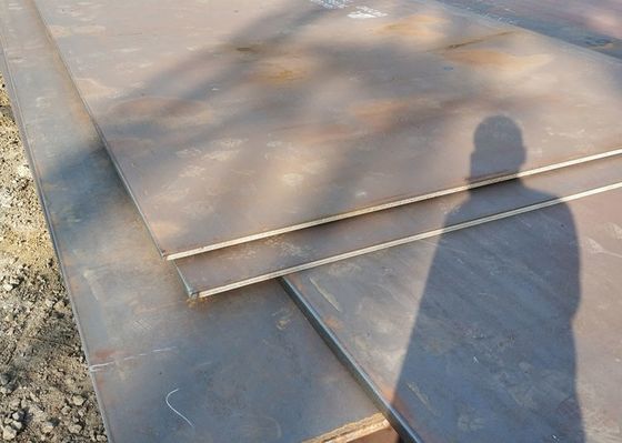 Grade C ASTM A225 Free Cutting Hot Rolled Steel Sheet , 10mm Thick Steel Plate