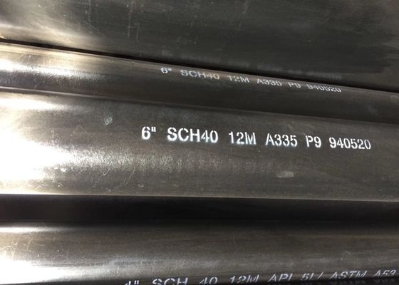 Cold Rolled Standard Sizes T91 T22 Seamless Steel Pipe Astm A335
