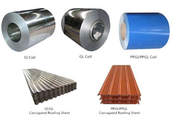 Color Coated Ppgi Ppgl Hot Dipped Galvanized Steel Coils As Building Material