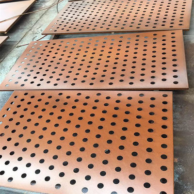 Material Low Alloy Corten Steel Plate Wall Sheet With Laser Cutting