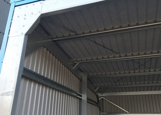 100x60x8 Prefab Warehouse Buildings With Corrugated Steel Roofing Sheet