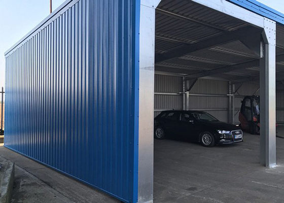 100x60x8 Prefab Warehouse Buildings With Corrugated Steel Roofing Sheet