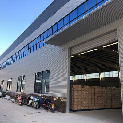 Custom Industrial Light Prefab SGS Steel Structure Warehouse 12m Length