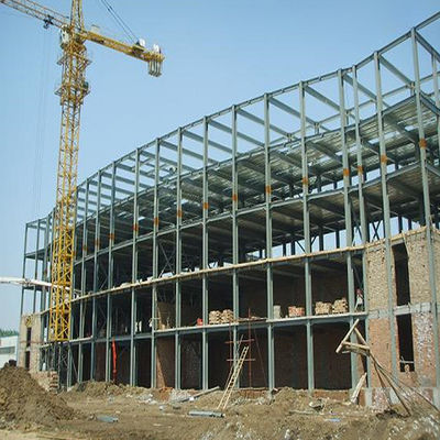 Framed Commercial Office Q235 Steel Structure Building