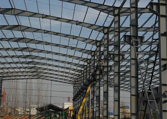 Galvanized Fabricated Q345 Light Steel Frame Building Structure
