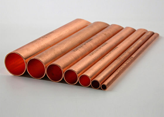 Astm B280 Refrigeration Copper Tube Soft Temper 1m Length