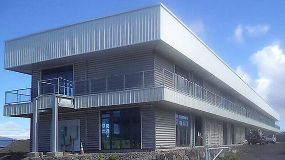 Warehouse / Hangar Odm Steel Structure Building Glass Fiber Sandwich Panel