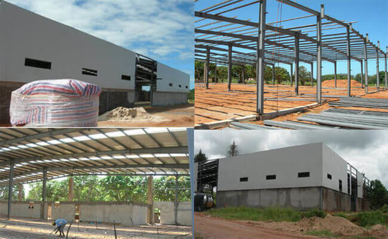 Industrial Sgs Prefabricated Hall Steel Structure Workshop Earthquake Resistance